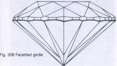 Fig 308 Facetted girdles